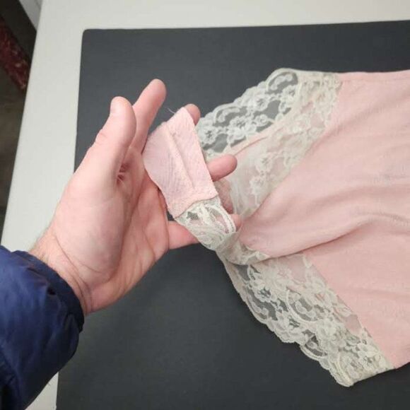 Vintage Victoria's Secret Gold Label Laced Bodysuit Lingerie Sleepwear Large - Picture 5 of 6